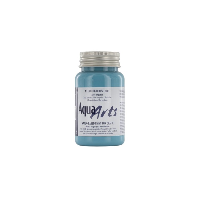 Materiais Belas Artes - Tinta Aqua Arts Titan Turq.Blue (848) 100 ml. | totenart.com