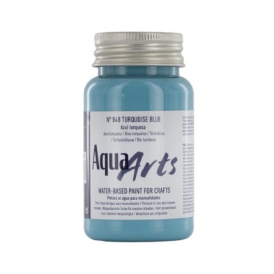 Materiais Belas Artes - Tinta Aqua Arts Titan Turq.Blue (848) 100 ml. | totenart.com
