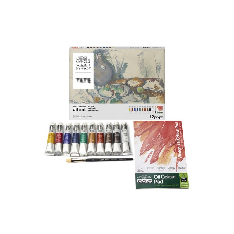 Materiais Belas Artes - Conjunto de óleo de 12 peças Paul Cézanne, Winsor&Newton | totenart.com