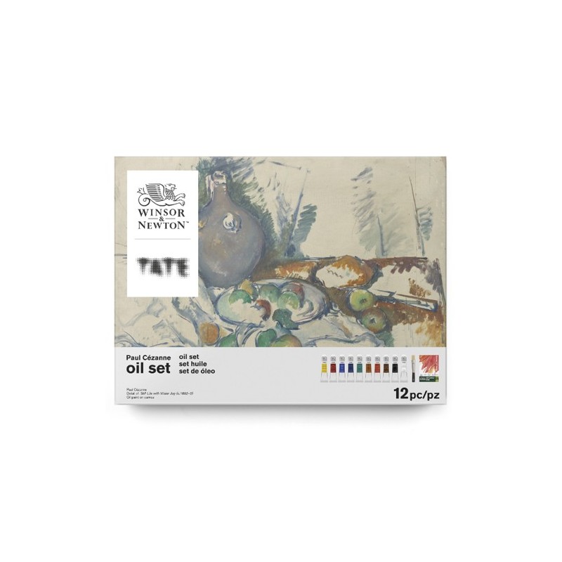 Materiais Belas Artes - Conjunto de óleo de 12 peças Paul Cézanne, Winsor&Newton | totenart.com