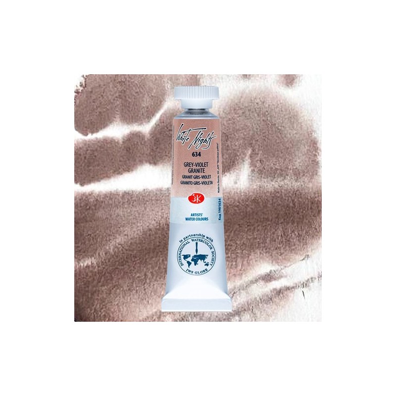 Materiais Belas Artes - Aquarelas White Nights no tubo 10 ml. Granito-cinzento violeta 819 | totenart.com