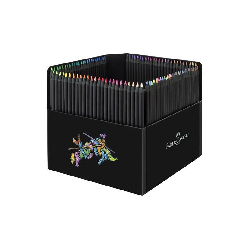 Materiais Belas Artes - Estojo Soporte 100 lápis color Black Edition Faber Castell | totenart.com