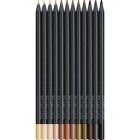 Materiais Belas Artes - Estojo 12 lápis Black Edition Faber Castell Tonos Piel | totenart.com