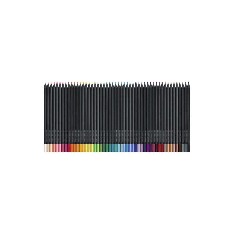 Materiais Belas Artes - Estojo Soporte 50 lápis color Black Edition Faber Castell | totenart.com