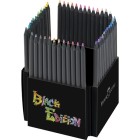 Materiais Belas Artes - Estojo Soporte 50 lápis color Black Edition Faber Castell | totenart.com