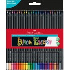 Materiais Belas Artes - Estojo 24 lápis color Black Edition Faber Castell | totenart.com