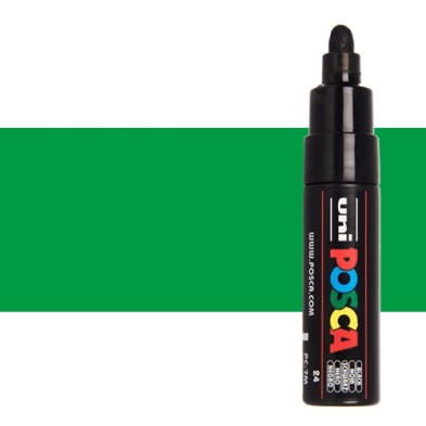 Materiais Belas Artes - POSCA Rotulador Verde PC-7M | totenart.com