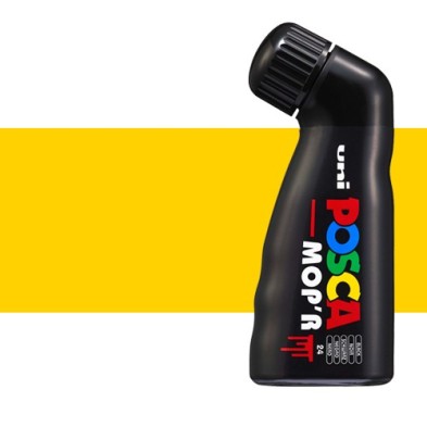 Materiais Belas Artes - Marcador POSCA MOP\'R PCM-22 Amarelo (2) | totenart.com