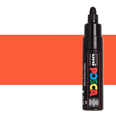 Materiais Belas Artes - POSCA Rotulador Laranja PC-7M | totenart.com
