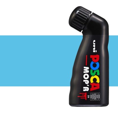 Materiais Belas Artes - Marcador POSCA MOP\'R PCM-22 Azul Claro (8) | totenart.com