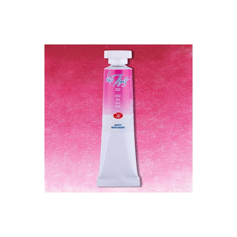 Materiais Belas Artes - Aquarelas White Nights no tubo 10 ml. Rosa 322 | totenart.com