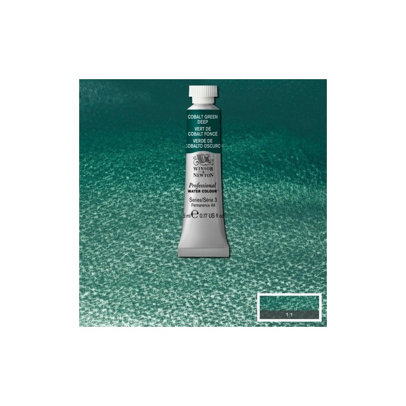 Materiais Belas Artes - Aquarela Artist Verde de Cobalto Escuro5 ml, W N 185 | totenart.com