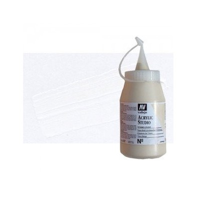 Materiais Belas Artes - Acrilico Vallejo, Branco UV Reactivo, 500 ml. | totenart.com