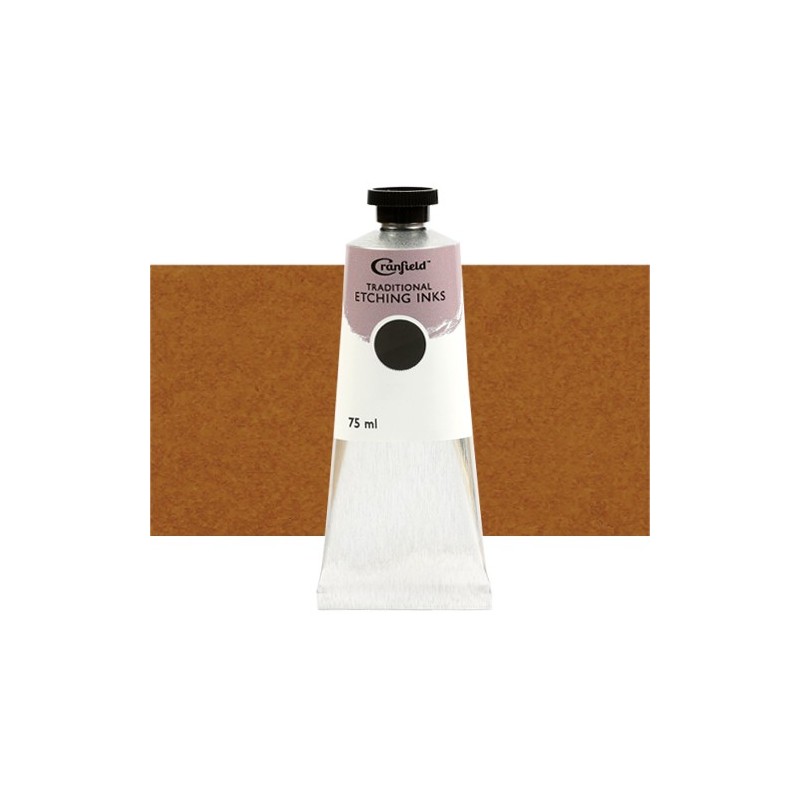 Materiais Belas Artes - Tinta Cranfield para gravura Siena Crua, 75 ml. | totenart.com