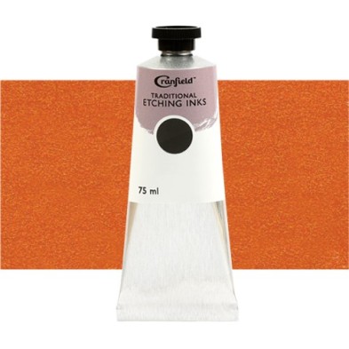 Materiais Belas Artes - Tinta Cranfield para gravura Laranja Queimado, 75 ml. | totenart.com