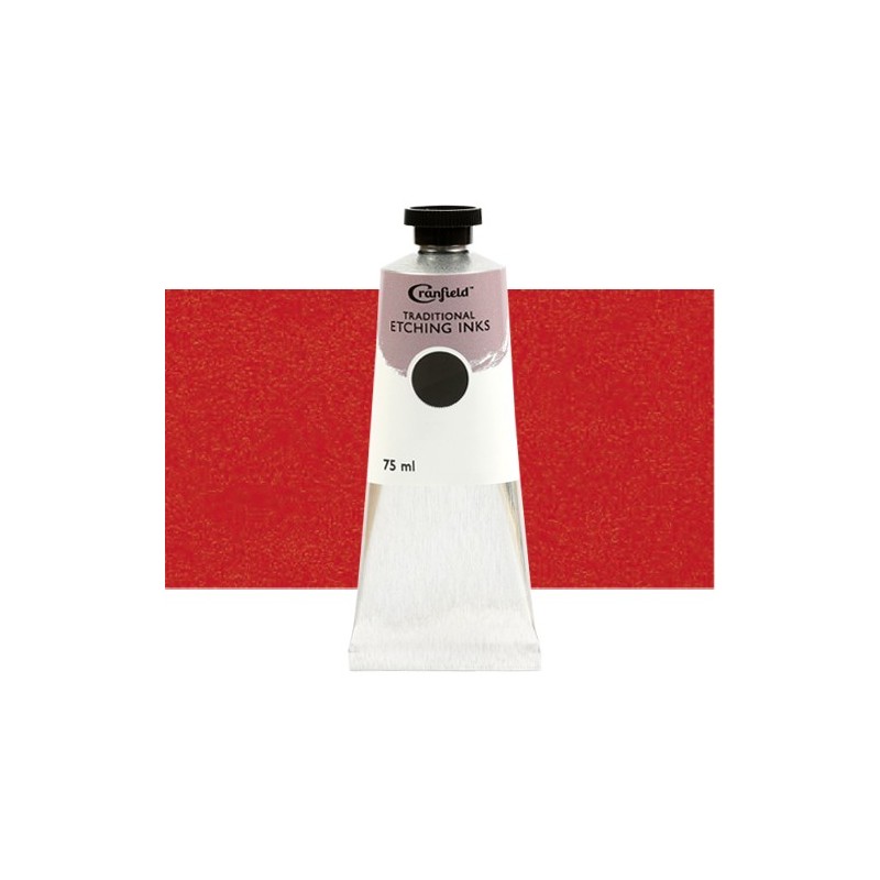 Materiais Belas Artes - Tinta Cranfield para gravura Vermelho Permanente, 75 ml. | totenart.com