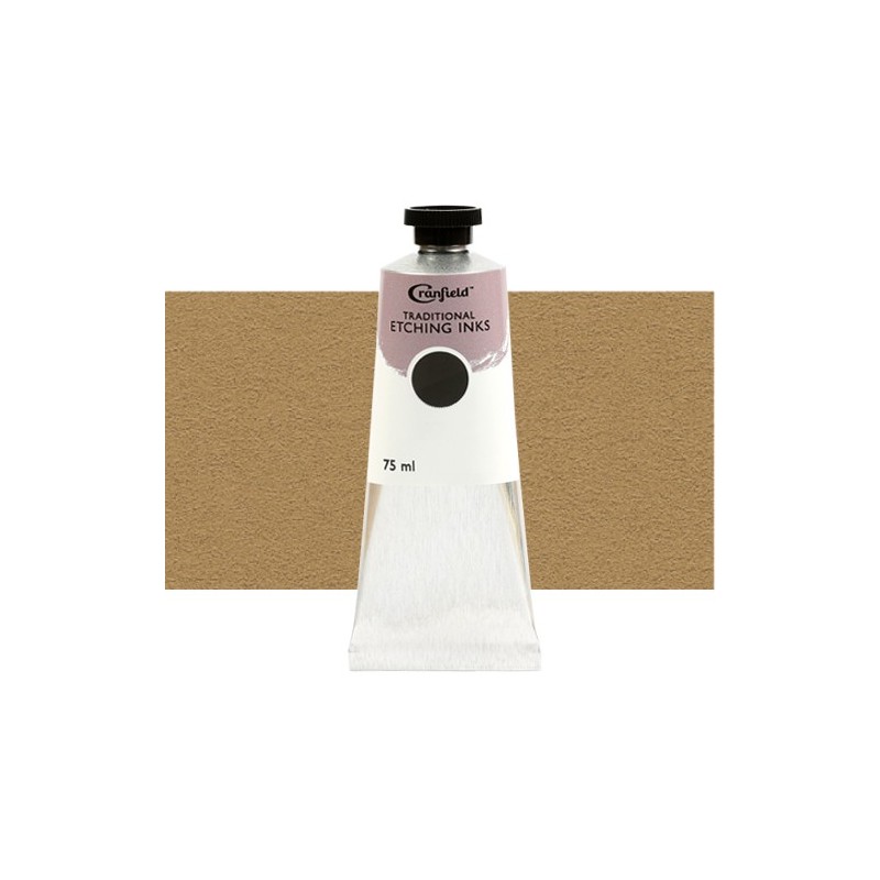 Materiais Belas Artes - Tinta Cranfield para gravura Ouro, 75 ml. | totenart.com