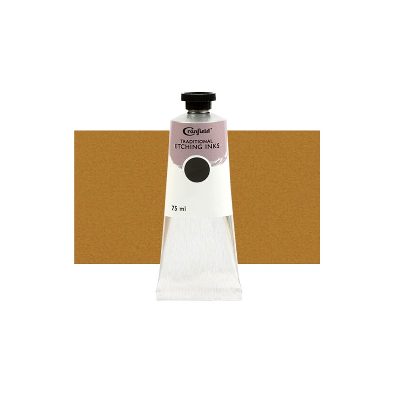 Materiais Belas Artes - Tinta Cranfield para gravura Ocre Amarelo, 75 ml. | totenart.com