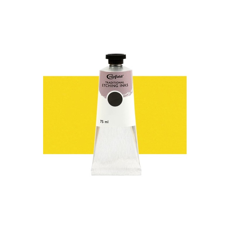 Materiais Belas Artes - Tinta Cranfield para gravura Processo Amarelo, 75 ml. | totenart.com