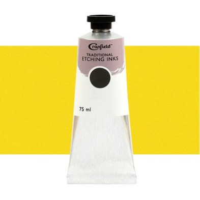 Materiais Belas Artes - Tinta Cranfield para gravura Processo Amarelo, 75 ml. | totenart.com