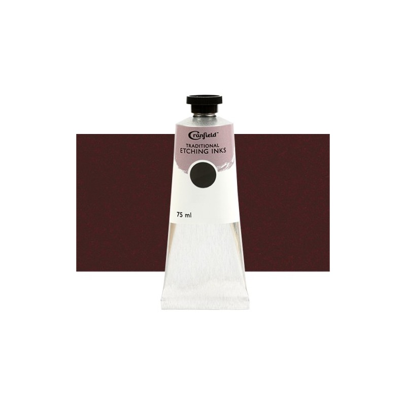 Materiais Belas Artes - Tinta Cranfield para gravura Vermelho Ocre, 75 ml. | totenart.com