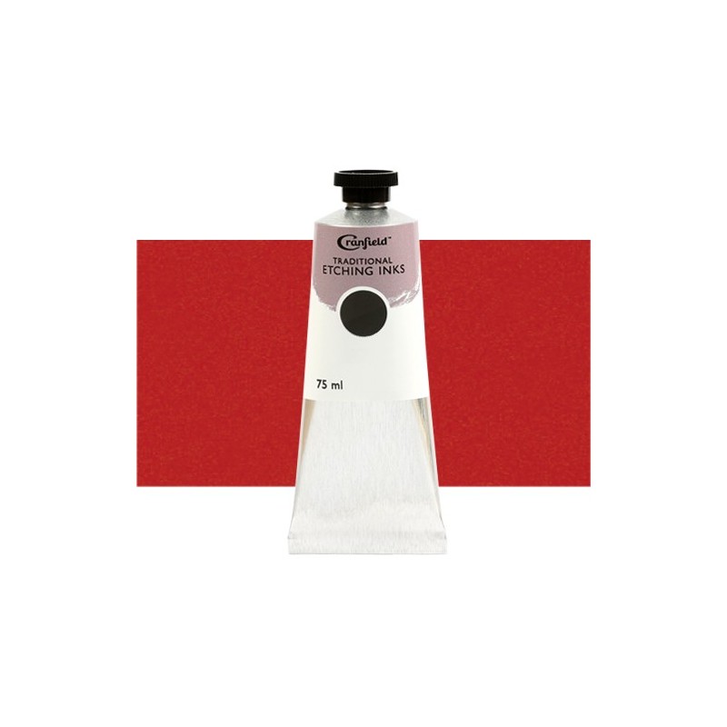 Materiais Belas Artes - Tinta Cranfield para gravura Vermelho Quente, 75 ml. | totenart.com