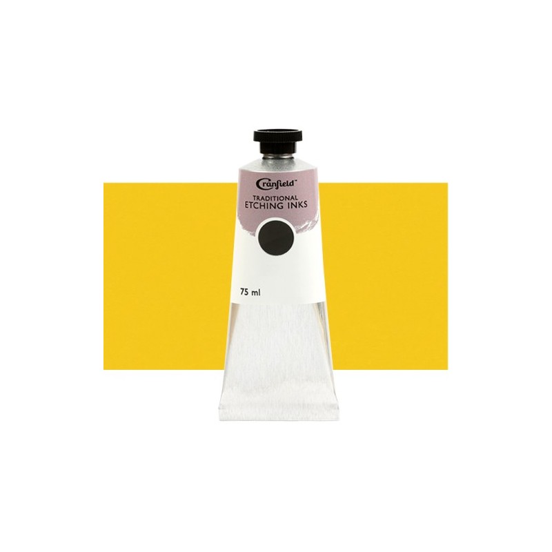 Materiais Belas Artes - Tinta Cranfield para gravura Lago Amarelo Permanente, 75 ml. | totenart.com