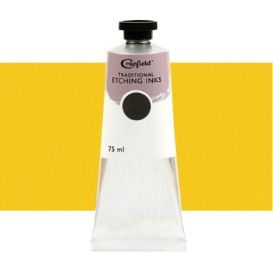 Materiais Belas Artes - Tinta Cranfield para gravura Lago Amarelo Permanente, 75 ml. | totenart.com