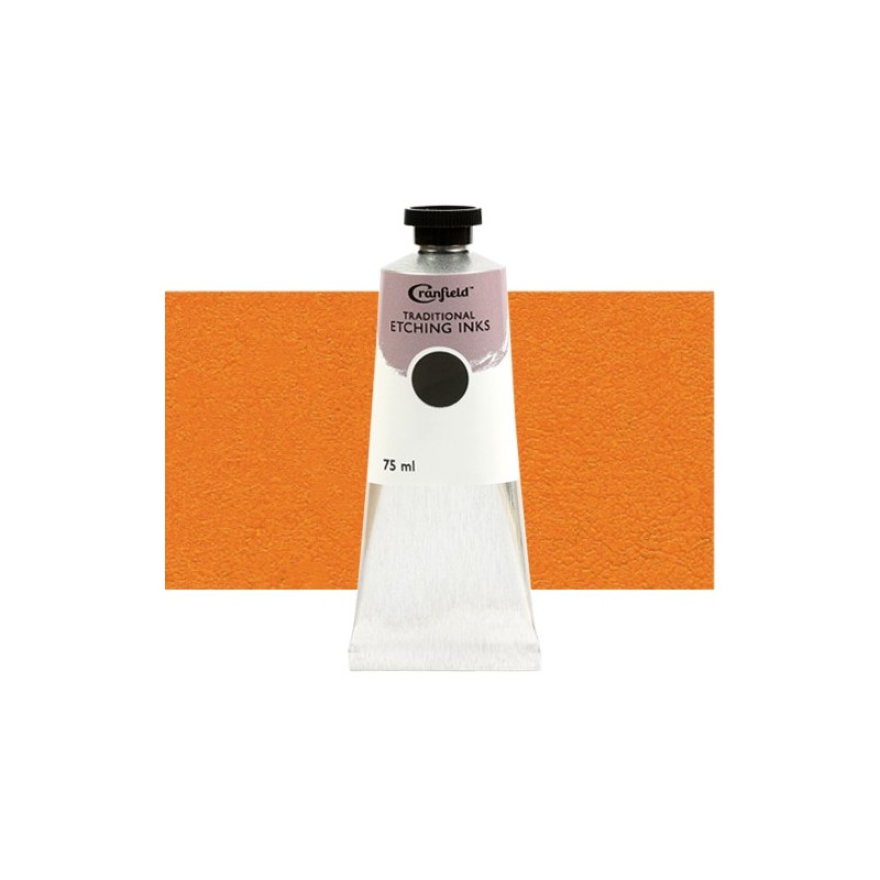 Materiais Belas Artes - Tinta Cranfield para gravura Amarelo Damasco, 75 ml. | totenart.com