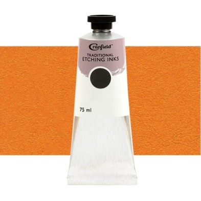 Materiais Belas Artes - Tinta Cranfield para gravura Amarelo Damasco, 75 ml. | totenart.com