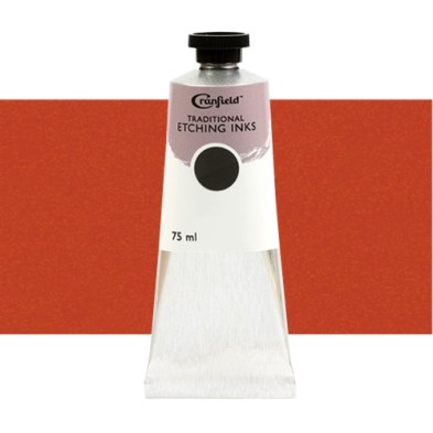 Materiais Belas Artes - Tinta Cranfield para gravura Tom Vermelhão, 75 ml. | totenart.com