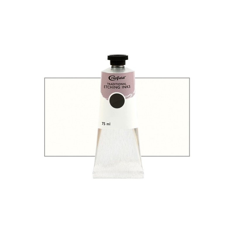 Materiais Belas Artes - Tinta Cranfield para gravura Lago Transparente Branco, 75 ml. | totenart.com