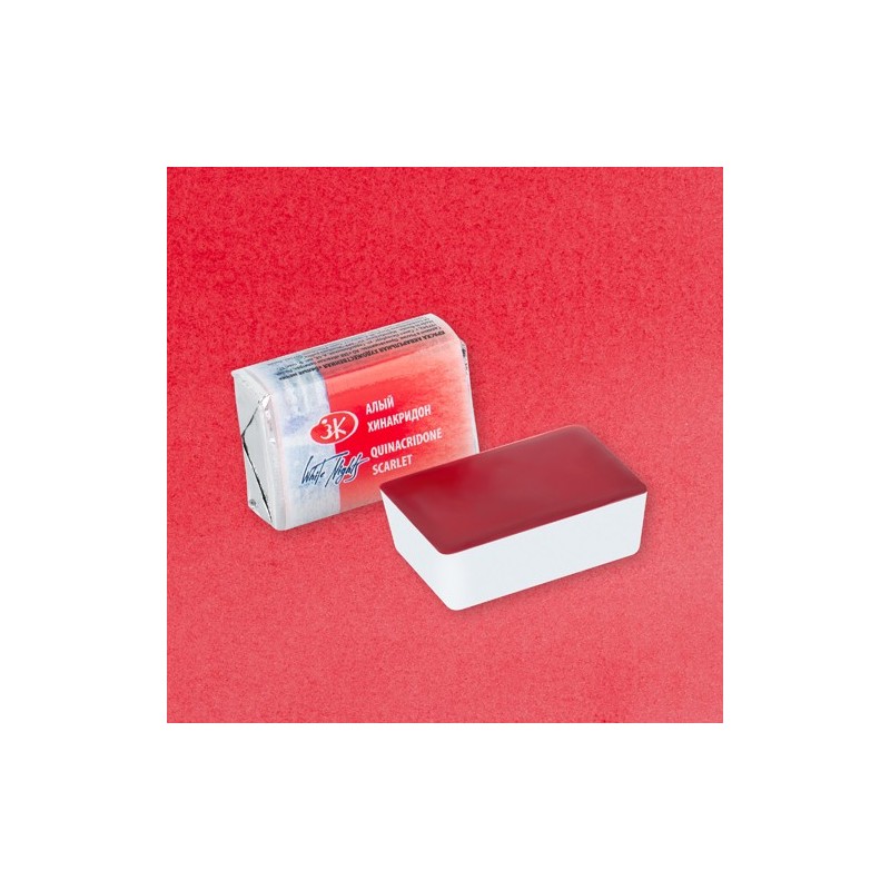 Materiais Belas Artes - Acuarelas White Nights en godet Quinacridona Escarlate 385 | totenart.com
