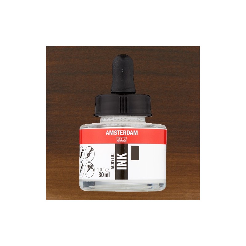 Materiais Belas Artes - Tinta Acrílica Sombra Tostada 409 Amsterdam (30ml.) | totenart.com