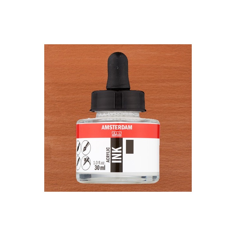 Materiais Belas Artes - Tinta Acrílica Cobre 805 Amsterdam (30 ml.) | totenart.com