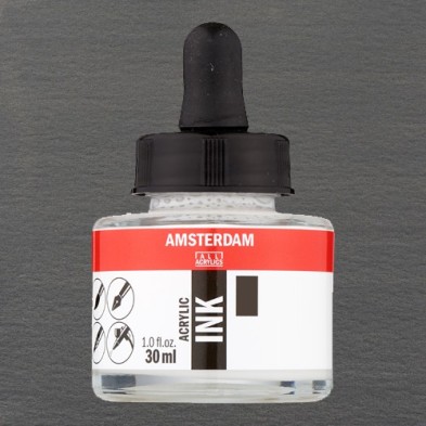 Materiais Belas Artes - Tinta Acrílica Grafite 840 Amsterdam (30 ml.) | totenart.com