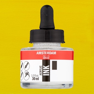 Materiais Belas Artes - Tinta Acrílica Amarelo Primario 275 Amsterdam (30ml.) | totenart.com