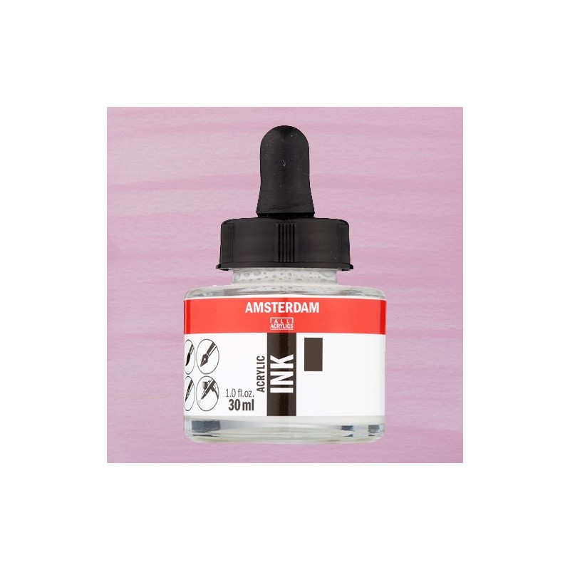 Materiais Belas Artes - Tinta Acrílica Rosa Claro 361 Amsterdam (30ml.) | totenart.com