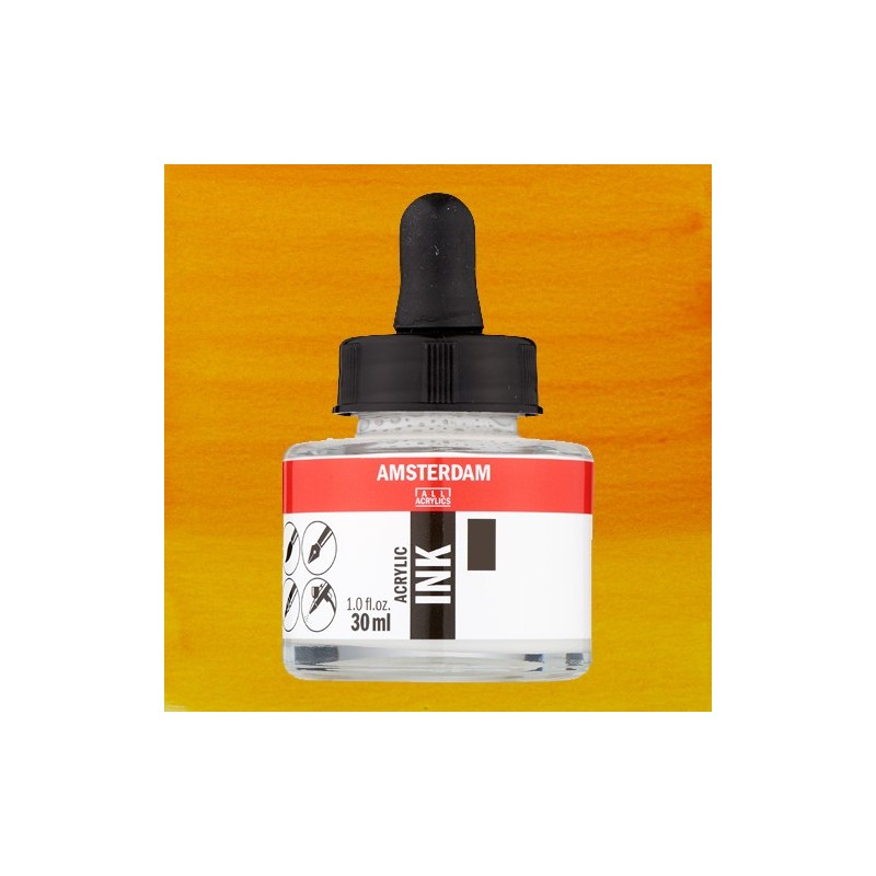 Materiais Belas Artes - Tinta Acrílica Amarelo Azo Escuro 270 Amsterdam (30ml.) | totenart.com