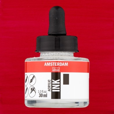 Materiais Belas Artes - Tinta Acrílica Vermelho Naphthol Escuro 399 Amsterdam (30ml.) | totenart.com