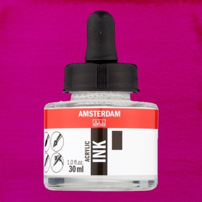 Materiais Belas Artes - Tinta Acrílica Vermelho Violeta Claro Permanente 577 Amsterdam (30ml.) | totenart.com