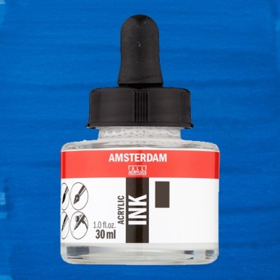 Materiais Belas Artes - Tinta Acrílica Azul Brilhante 564 Amsterdam (30ml.) | totenart.com