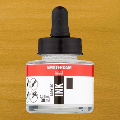 Materiais Belas Artes - Tinta Acrílica Ouro Escuro 803 Amsterdam (30ml.) | totenart.com