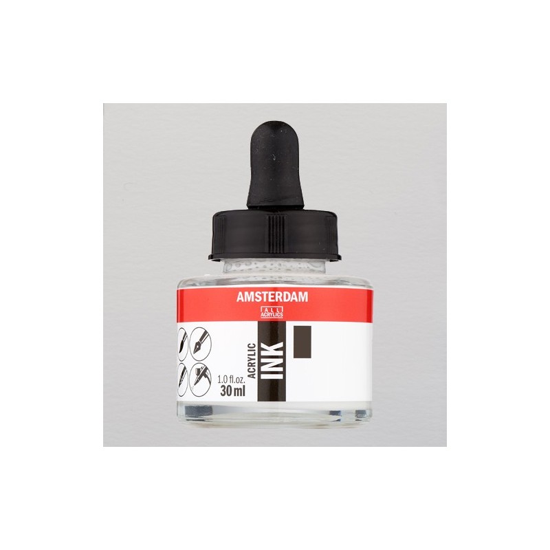 Materiais Belas Artes - Tinta Acrílica branco titanio 105 Amsterdam (30ml.) | totenart.com