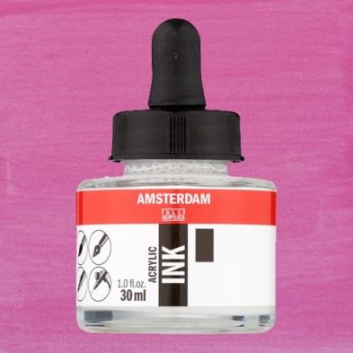 Materiais Belas Artes - Tinta Acrílica Quinacridone Rosa Claro\n 385 Amsterdam (30ml.) | totenart.com