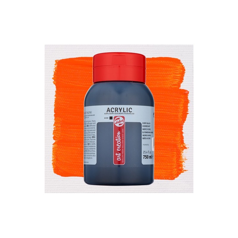 Materiais Belas Artes - Acrilico ArtCreation Laranja azo 750ml. | totenart.com
