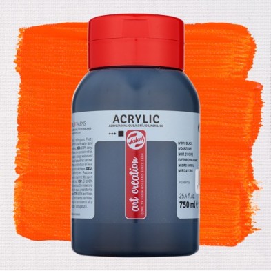 Materiais Belas Artes - Acrilico ArtCreation Laranja azo 750ml. | totenart.com