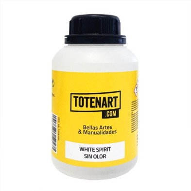 Materiais Belas Artes - White Spirit sem cheiro Totenart, 500 ml. | totenart.com