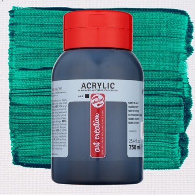 Materiais Belas Artes - Acrílico Art Creation n. 616 Verde esmeralda (750 ml.) | totenart.com