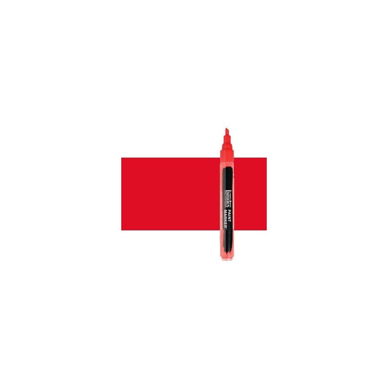 Materiais Belas Artes - Marcador Liquitex Paint Marker cor vermelho cádmio meio tom (2 mm) | totenart.com